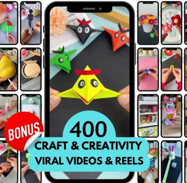 400 Kids Craft & Toy Video Tutorials