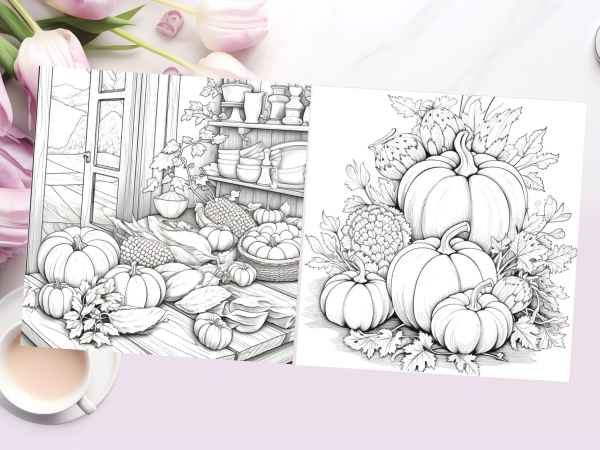 Thanksgiving Coloring Book