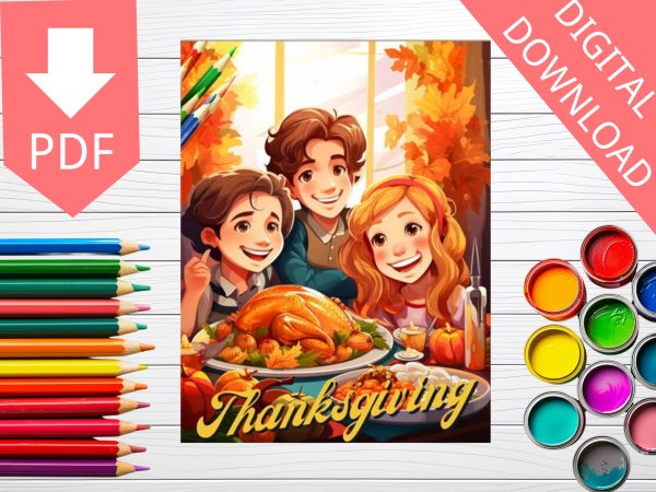 Thanksgiving Coloring Book
